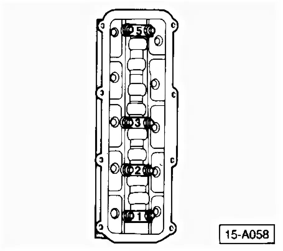 Порядок затяжки распредвала ауди 80 б3 Ауди 80, 90, Купе (Б3). Головка блока цилиндров, механизм газораспределения. Aud
