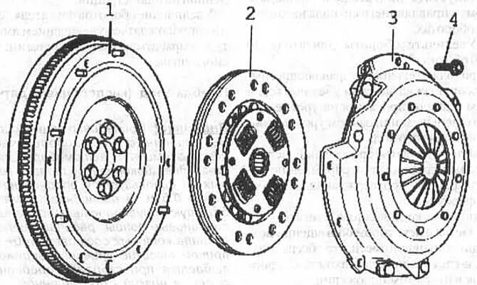 Порядок затяжки сцепления фольксваген гольф 3 Car clutch repair Volkswagen Golf 5 2003-2008 VWmanual.ru