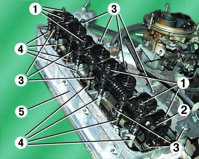 Порядок затяжки вала коромысел умз Регулеровка карбюратора и клапанов - УАЗ 2206, 2,9 л, 2003 года визит на сервис 