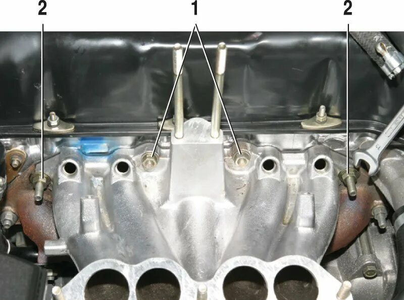 Порядок затяжки впускного коллектора ваз Как снять выпускной коллектор на ваз 2107 инжектор 60 фото - KubZap.ru