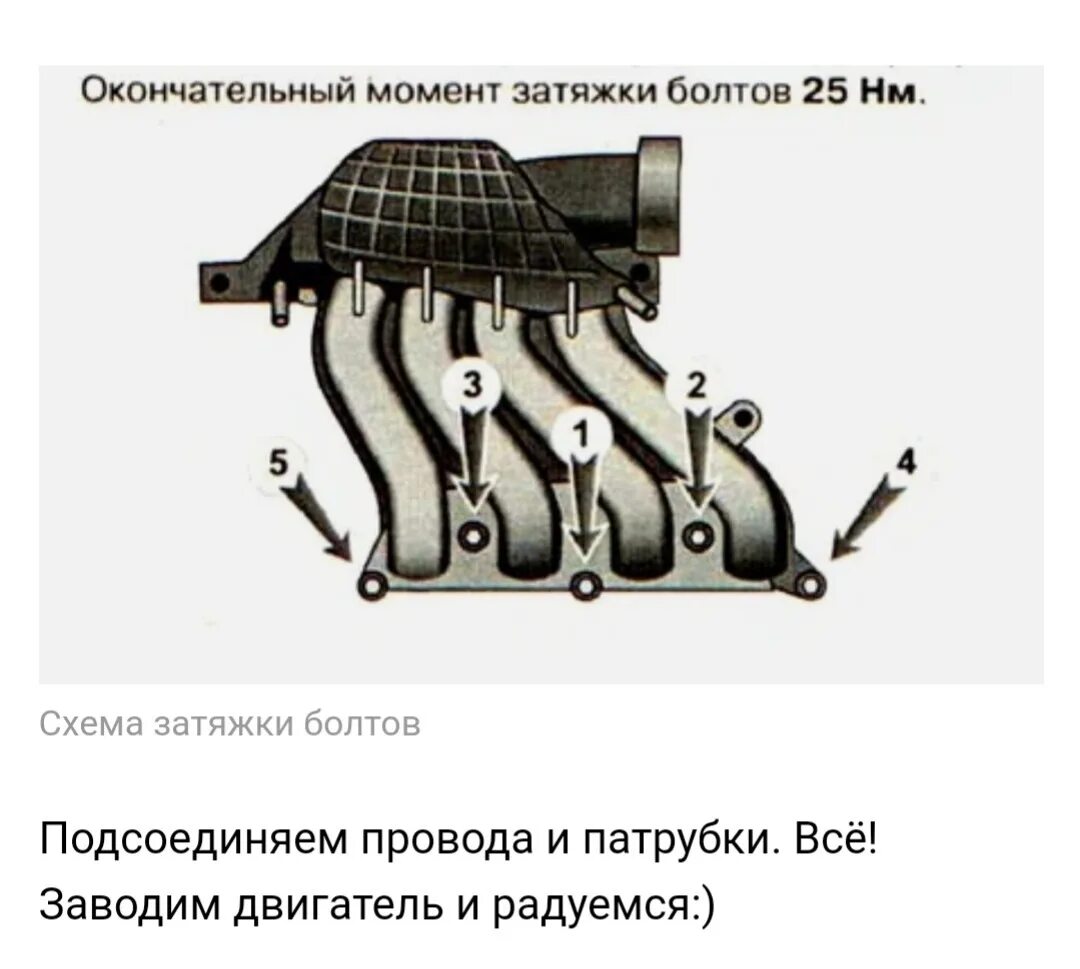 Момент затяжки F16D3: ГБЦ со схемой, шатунов, крышки клапанов, коленвала