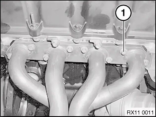 Порядок затяжки выпускного коллектора ваз 2112 11 62 000 Removing and installing, sealing/replacing exhaust manifold