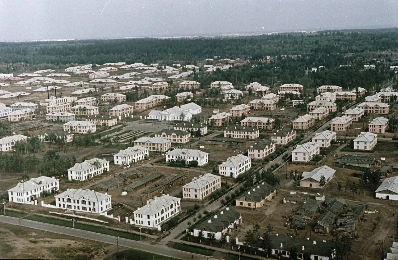 Пос советский фото 1950-е - Куйбышевская область - Посёлок Комсомольский (Комсомольск-на-Волге, гор