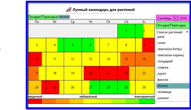 Посадка лука чеснока по лунному календарю Когда сажать чеснок под зиму в 2018 году по Лунному календарю?