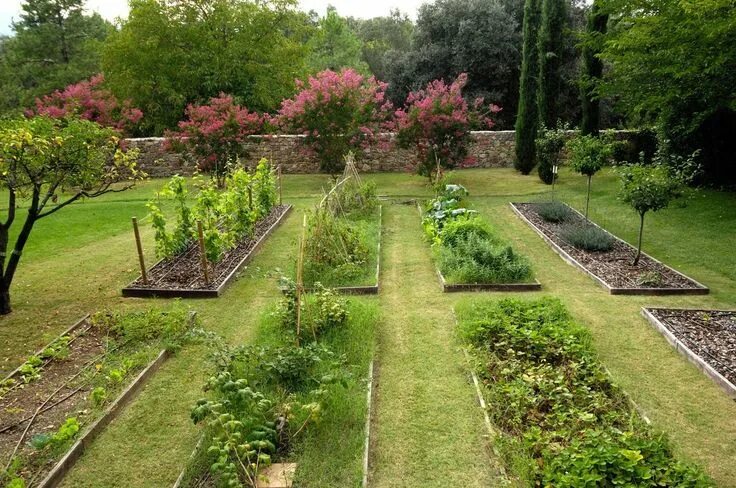 Посадки на дачном участке фото Красивый огород своими руками Vegetable garden design, Garden design, Vertical v