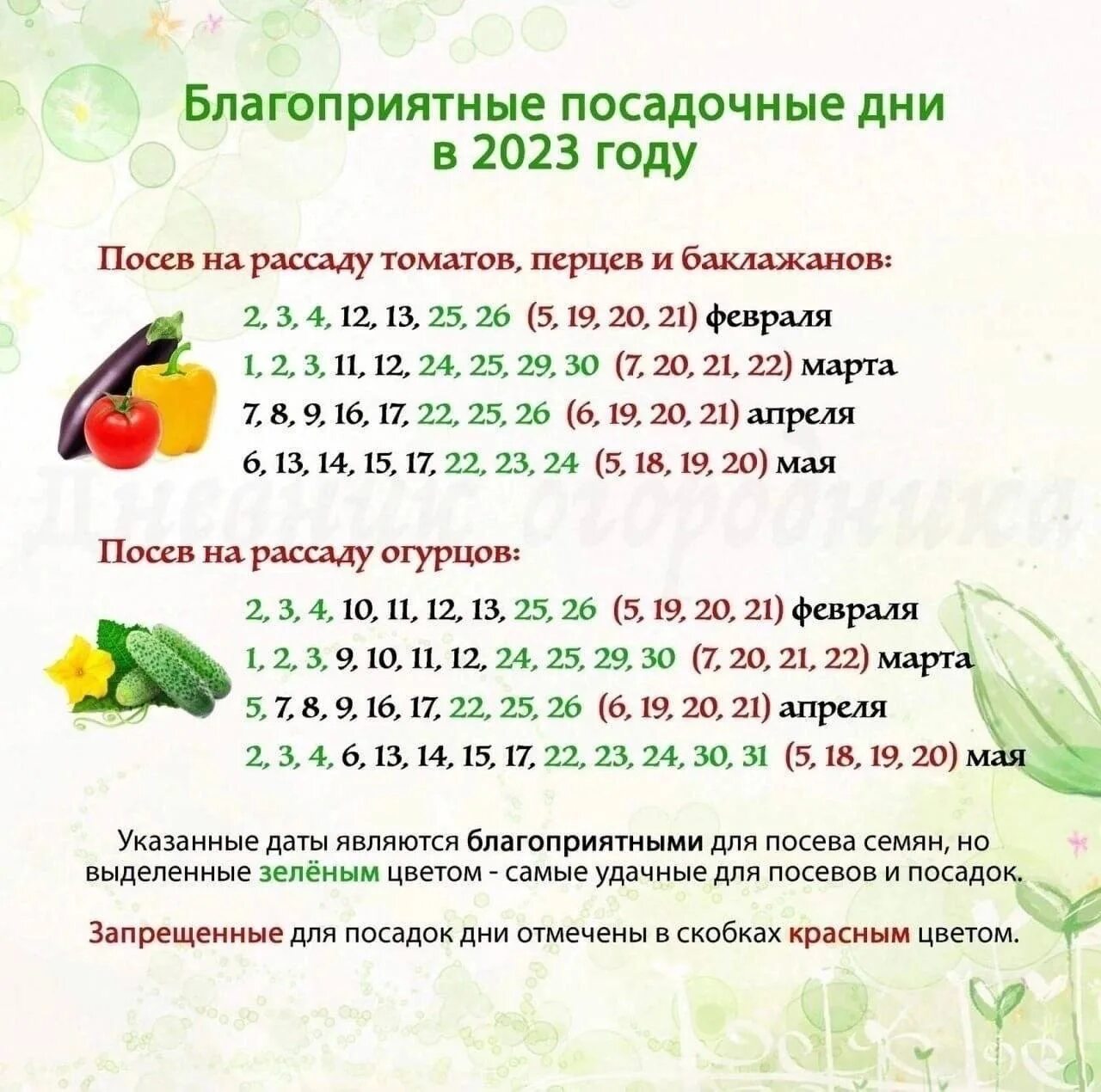 Посадочный календарь на 2017 год Благоприятные посадочные дни в 2023 году 2023 Моя родная дача ВКонтакте