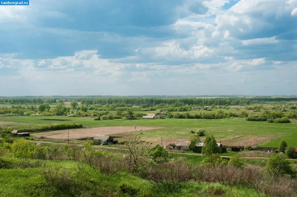 Поселки тамбовской области фото Фото. Вид на село Лысые Горы - Тамбовский район