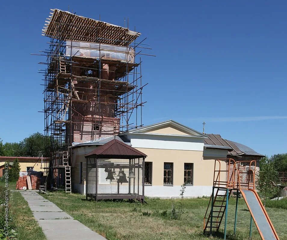 Поселок большевик фото Московская область Серпуховский район Большевик Церковь Николая Чудотворца Фотог