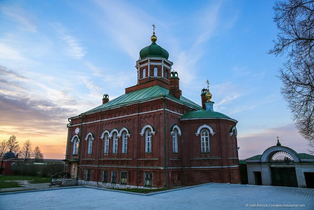 Поселок бородинский тульской области фото Спасо-Бородинский монастырь - Блог "Вестника ПВО" - LiveJournal