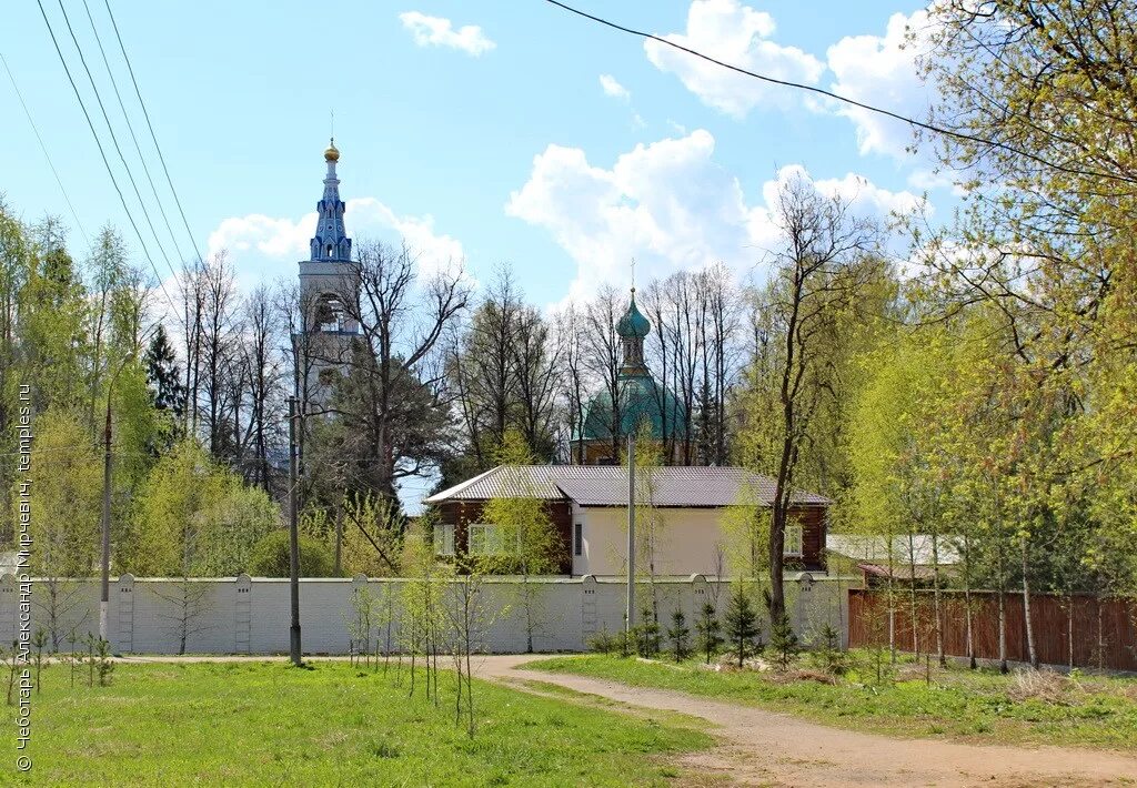 Поселок деденево фото Московская область Дмитровский район Деденево Спасо-Влахернский монастырь Церков