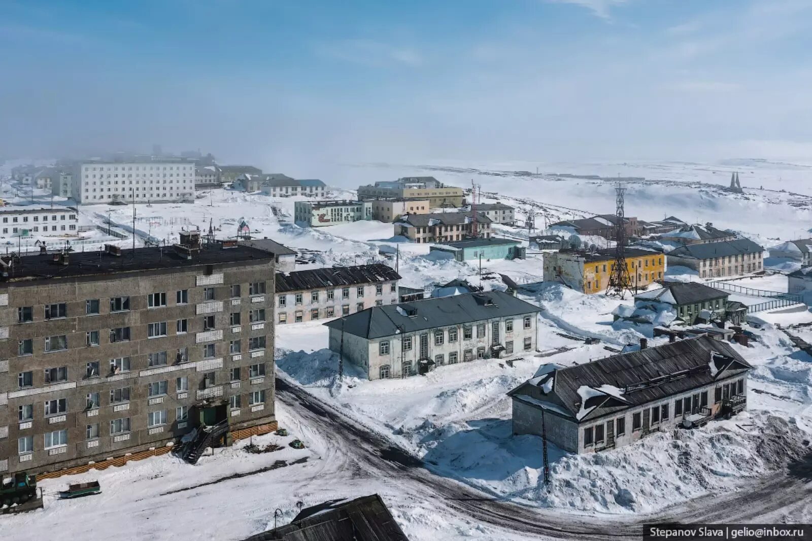 Поселок диксон фото Одним цветом: 65 фотофактов о самом северном населенном пункте России