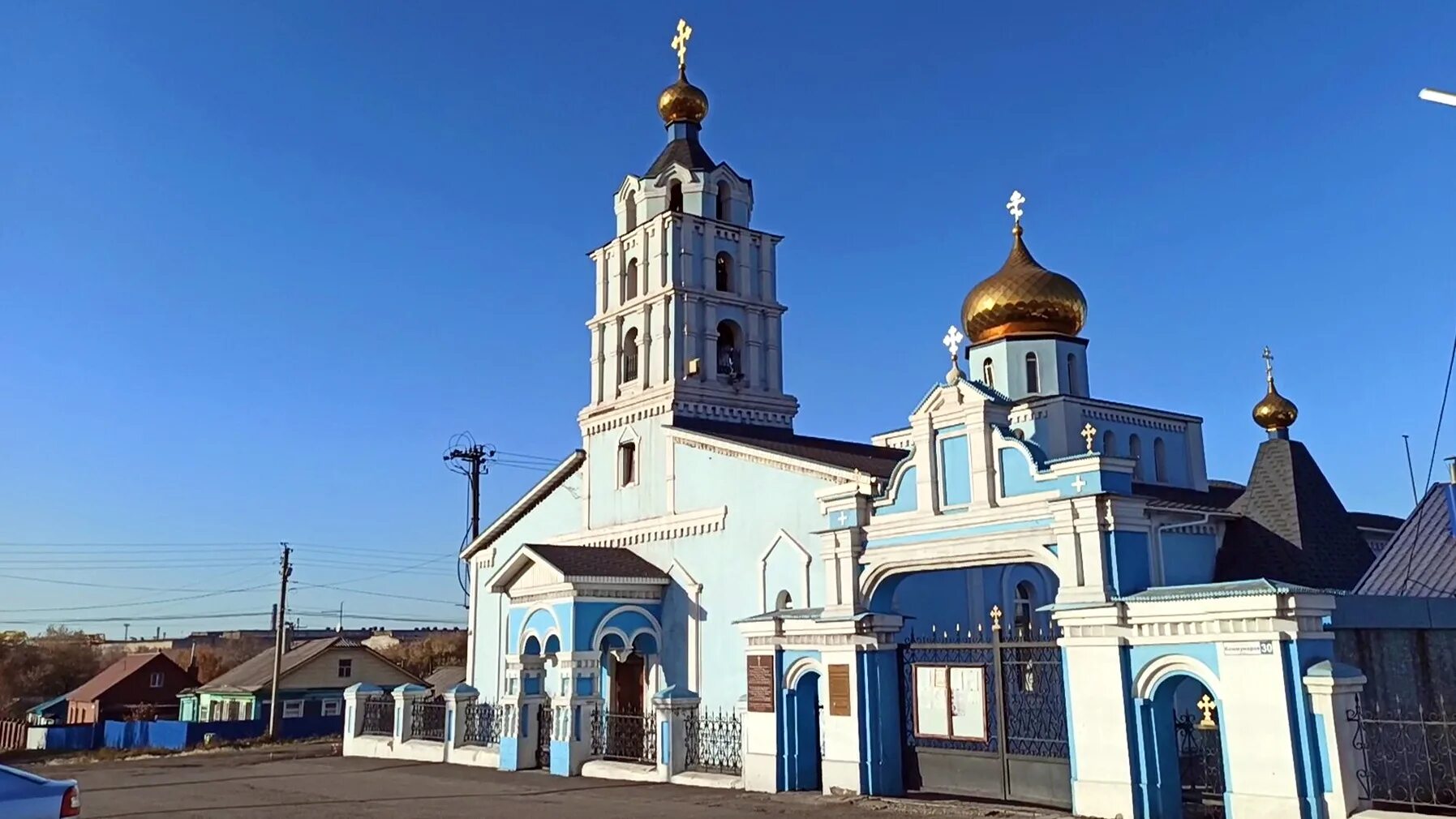 Поселок димитрова фото Магнитогорск, посёлок Димитрова, храм Михаила Архангела, школа 42, левобережье (