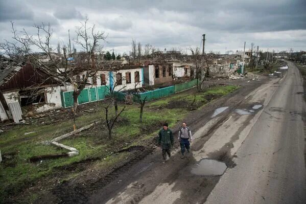 Поселок донецкий фото Никишино - поселок, где нет ни одного целого дома - РИА Новости, 22.04.2015