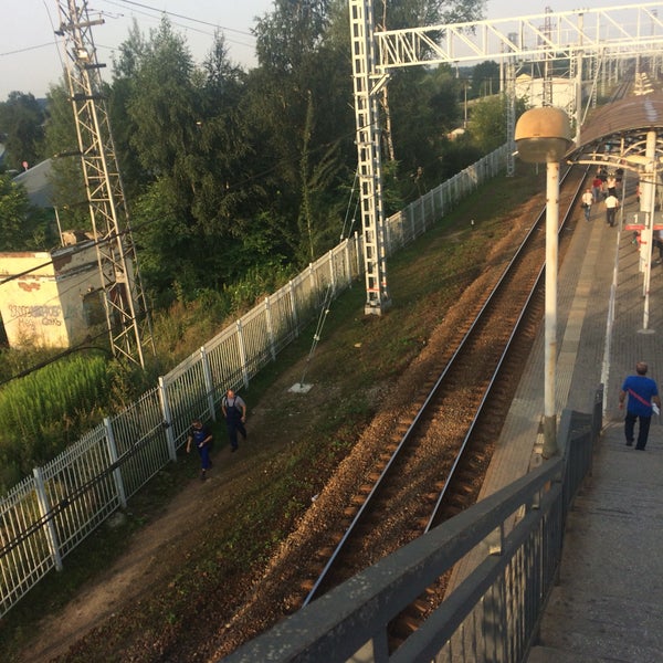 Поселок фрязево фото Photos at Ж/Д станция Фрязево - Rail Station