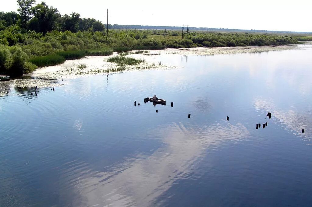 Поселок глушково курская область фото Фото п.Глушково, вид с моста на Сейм в городе Глушково