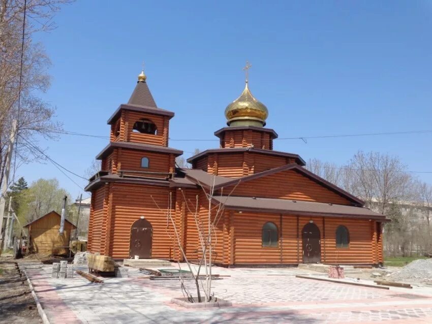 Поселок хор фото Церковь Тихона, Патриарха Всероссийского, Хор (Лазо им. район), фотография. фаса