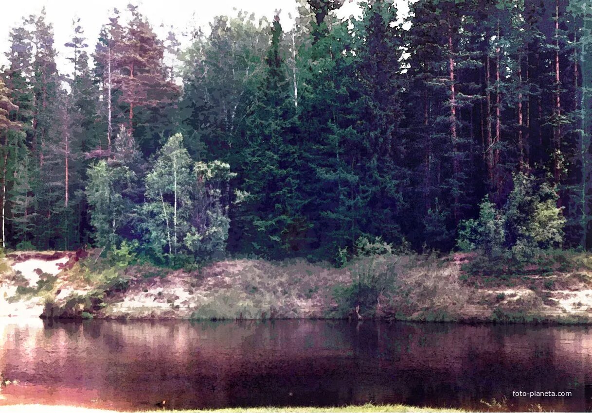 Поселок керженец нижегородская область фото Керженец. На том берегу Пионерский (Борский район) Фотопланета