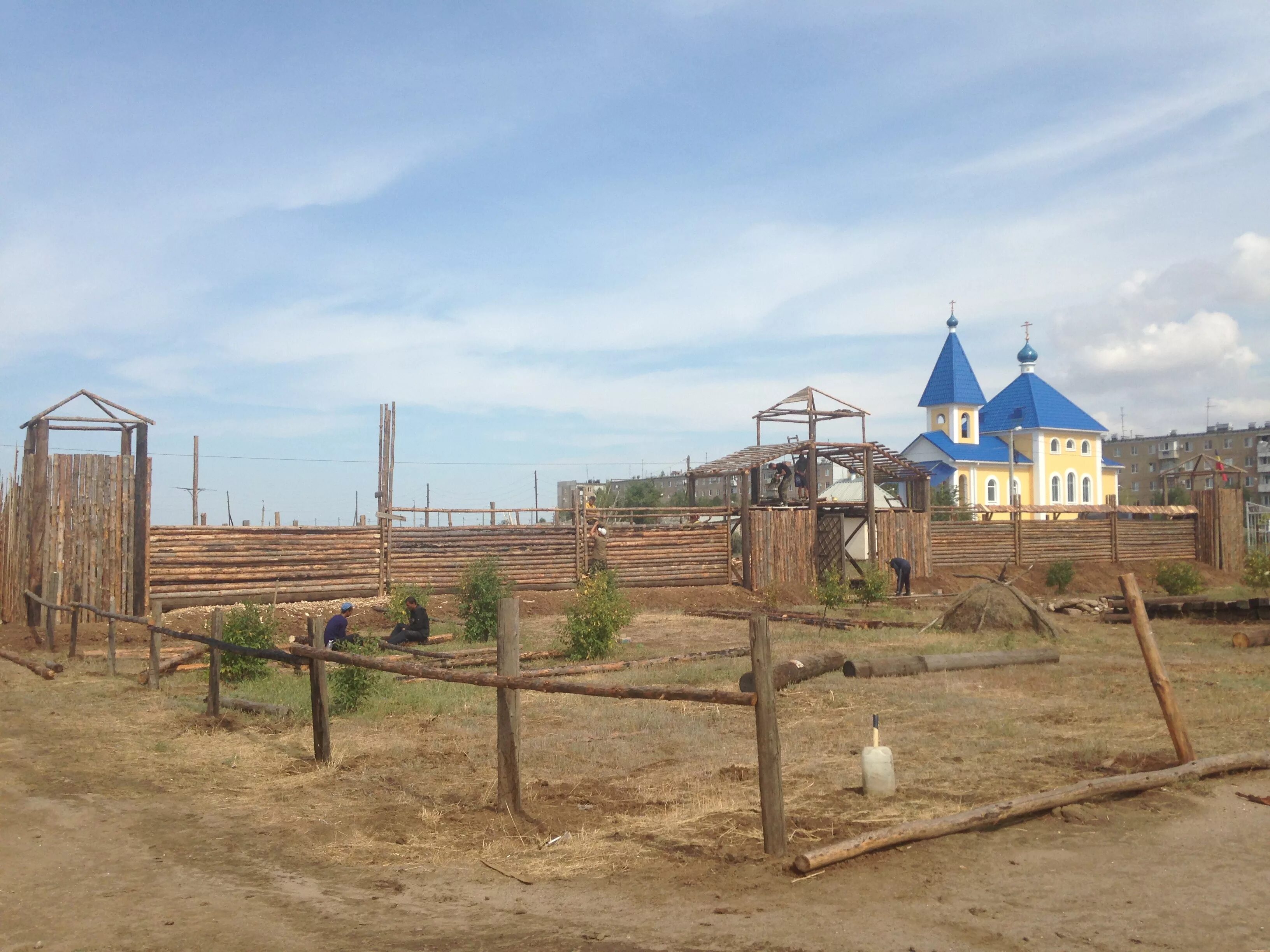 Поселок краснооктябрьский волжский фото Открытый Волжский - Последние приготовления к празднику