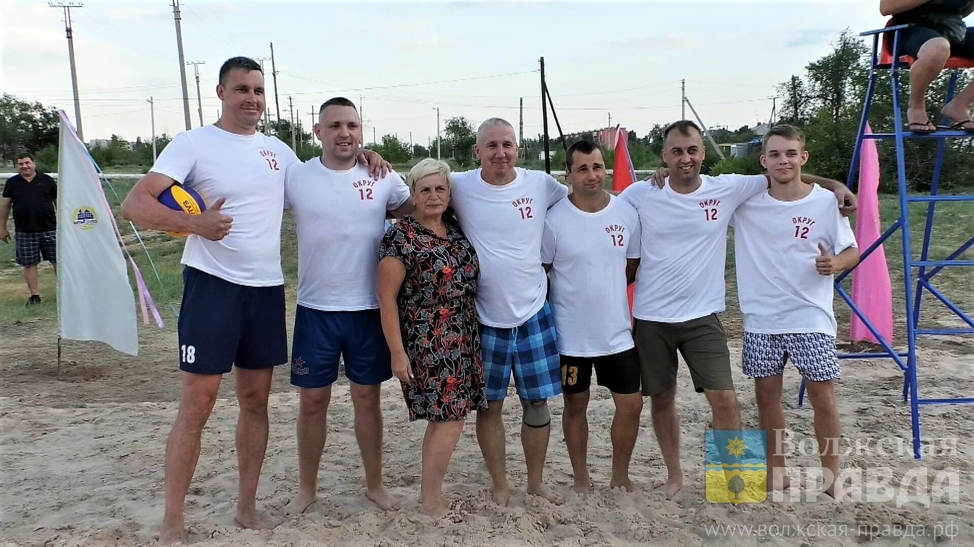 Поселок краснооктябрьский волжский фото В Волжском, в посёлке Краснооктябрьском открылась новая волейбольная площадка Ви