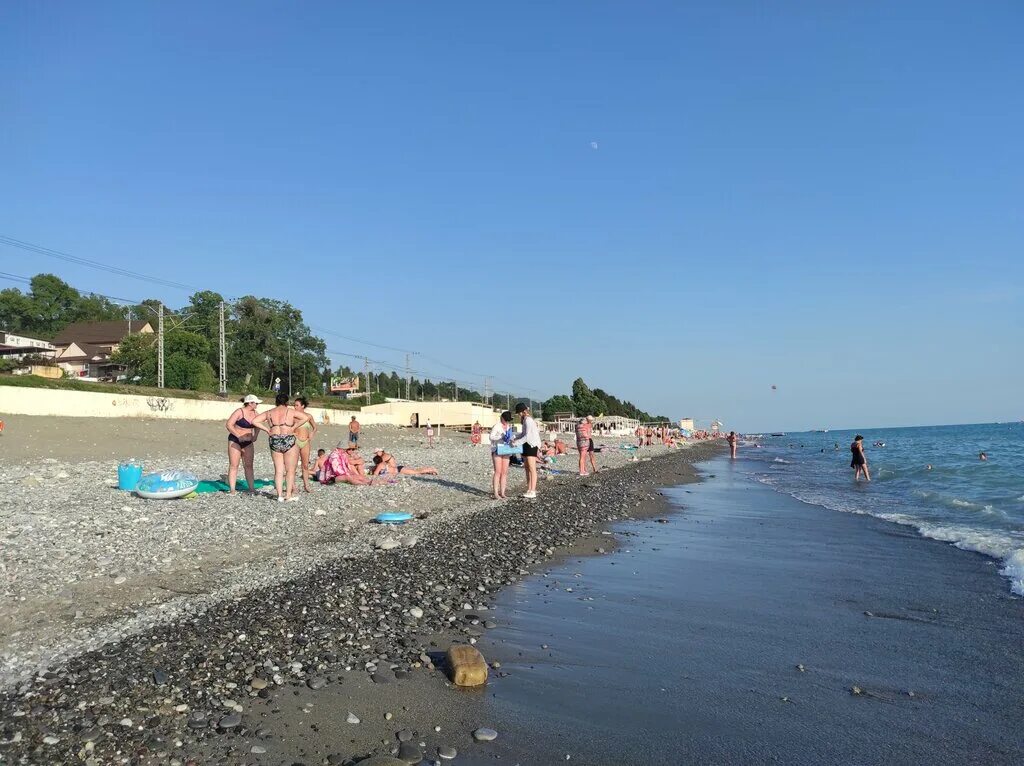 Поселок кучук дере сочи фото Beach Loo 1, beach, Krasnodar Territory, Sochi, Kuchuk-Dere Settlement - Yandex 