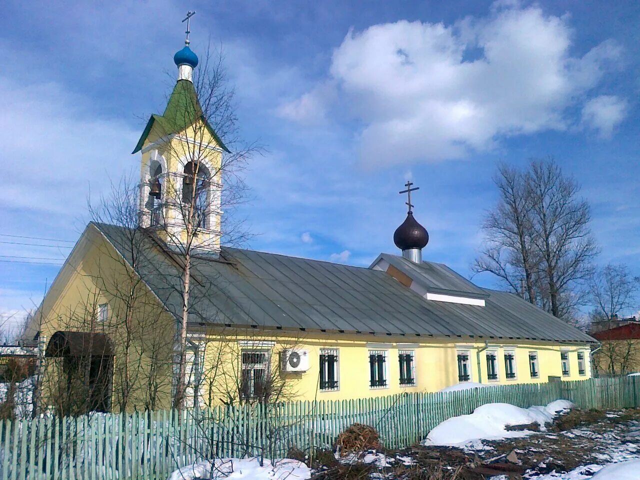 Поселок мга фото Tserkov Nikolaya Chudotvortsa V Mge, orthodox church, Russia, gorodskoy posyolok