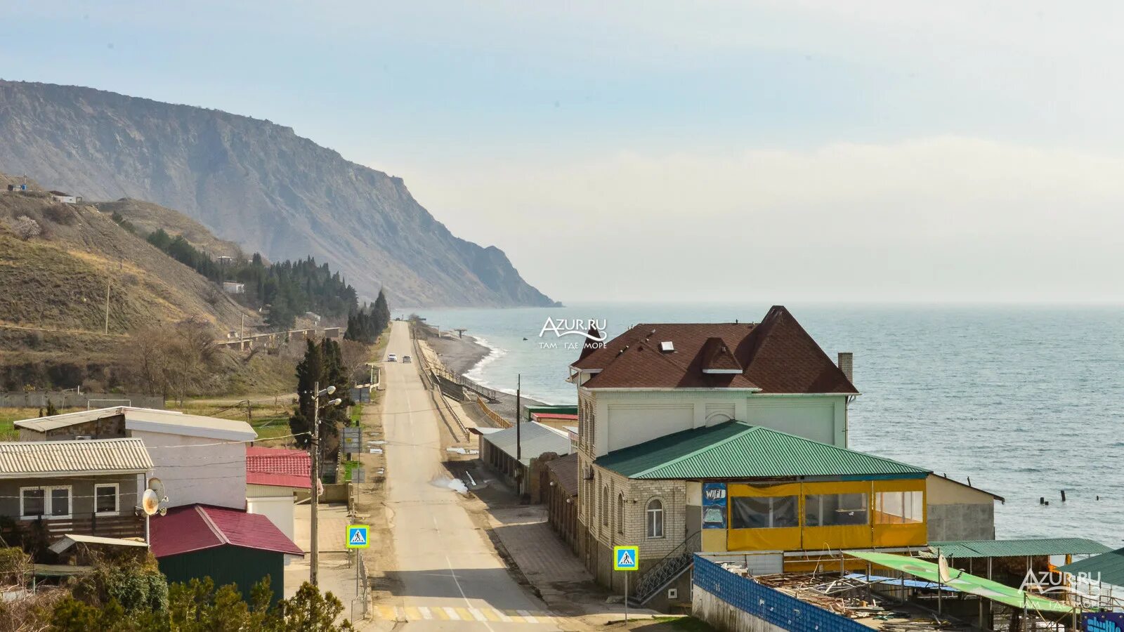 Поселок морское фото Фотогалерея Виды посёлка в Морское и Веселое Фото на сайте Azur.ru