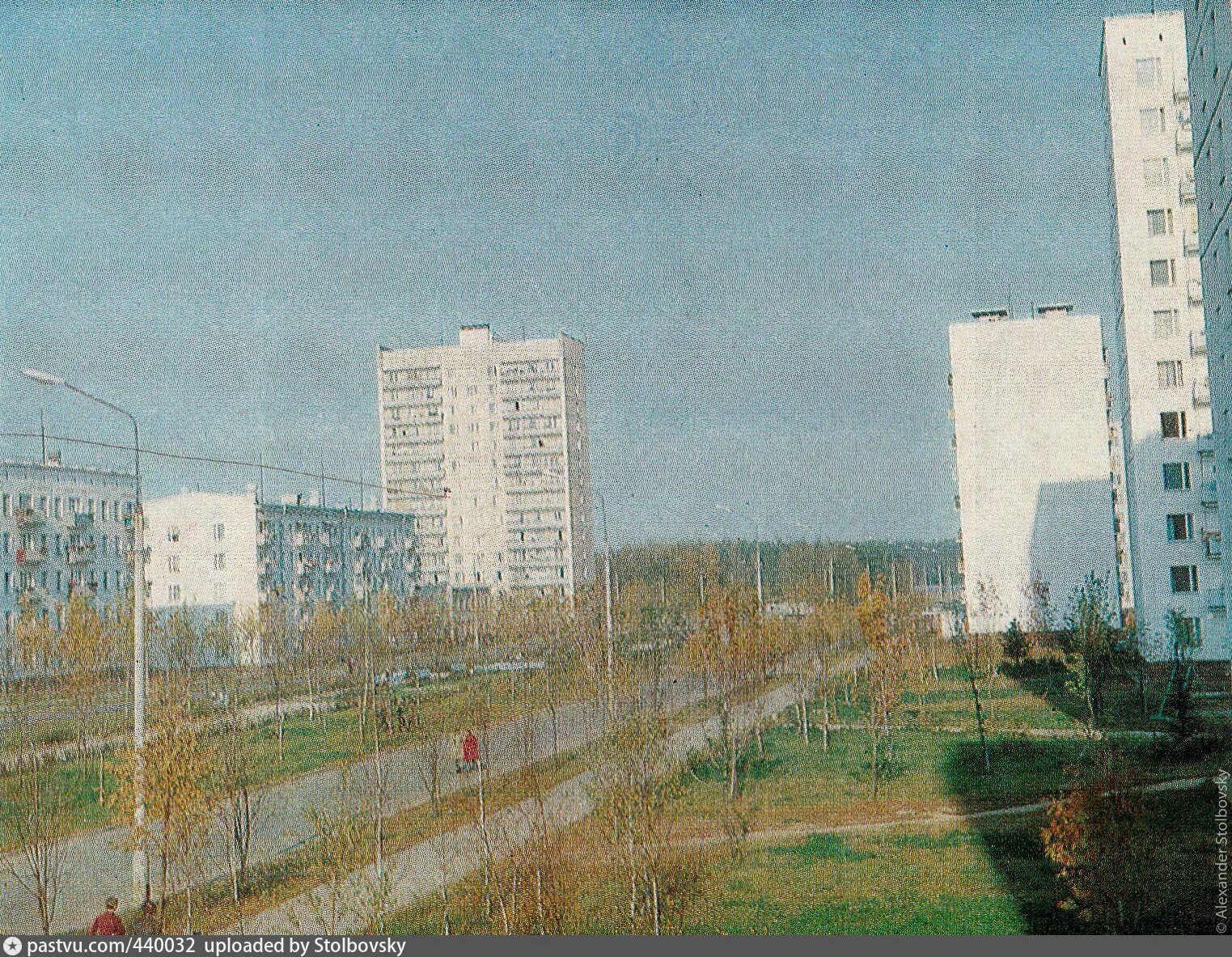 Поселок московский фото Поселок Московский, мкрн. 1, 1975