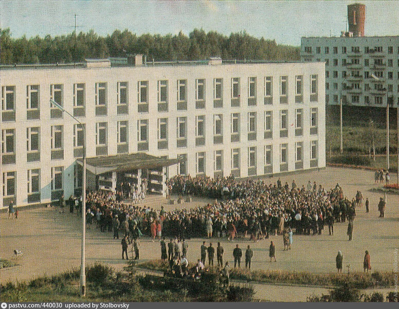 Поселок московский московской области старые фото Поселок Московский, мкрн. 1, 1975 - Retro photos