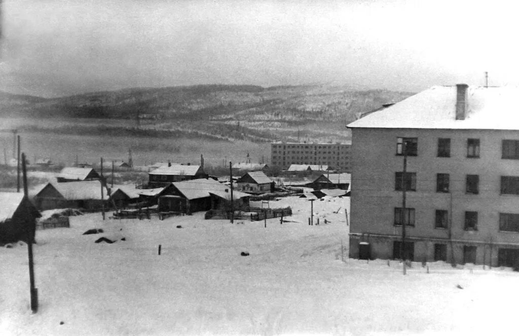 Поселок мурмаши фото Murmashi Ovchinnikov Street and Energetics in 1965. 2023 Кольский район: что ест