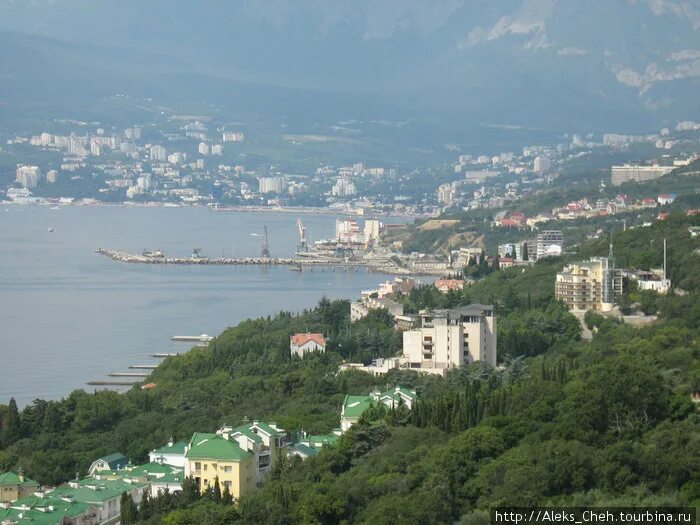 Поселок никита крым фото Через мыс Мартьян в Никиту (Республика Крым, Россия)