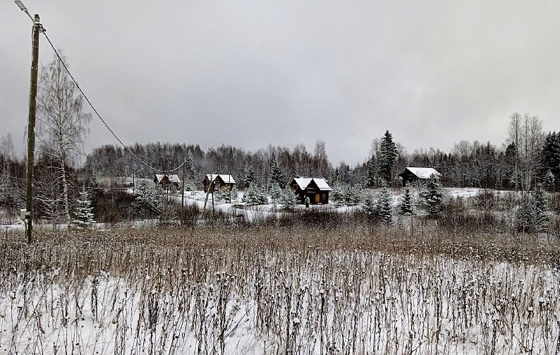 Поселок новгородское фото Туристическая база "Новгородская деревня" Зима пришла в Новгородскую деревню