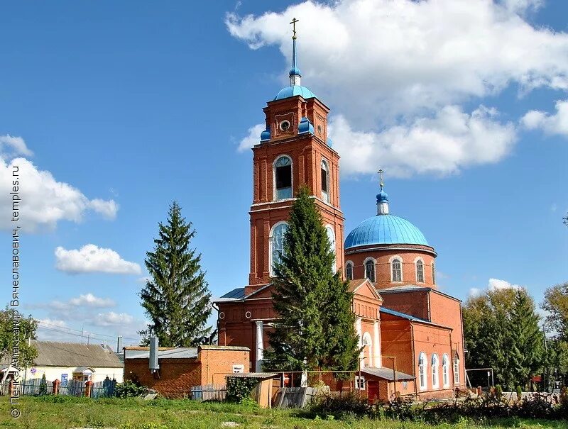 Поселок одоев тульской области фото Тульская область Одоевский район Одоев Церковь Троицы Живоначальной Колокольня Ф