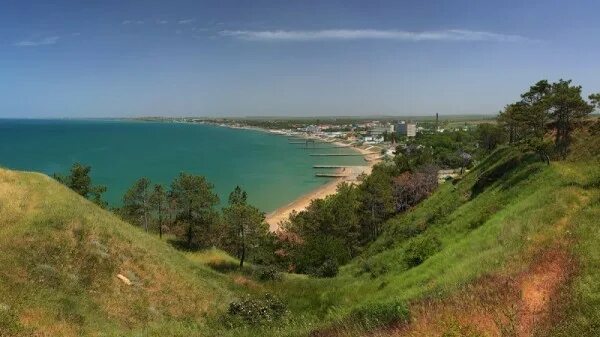 Поселок песчаное фото Water temperature in Peschanoe (Crimea) in July