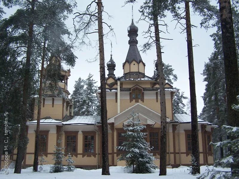 Поселок песочный санкт петербург фото Санкт-Петербург Курортный район Песочный Церковь Серафима Саровского Фотография