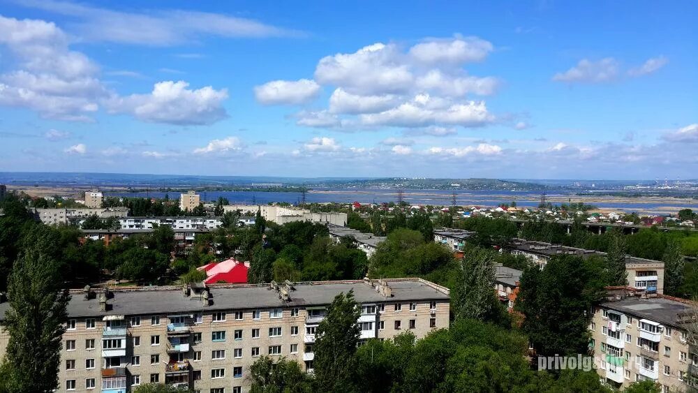 Поселок приволжский фото Приволжский с самой высокой точки посёлка - Приволжский