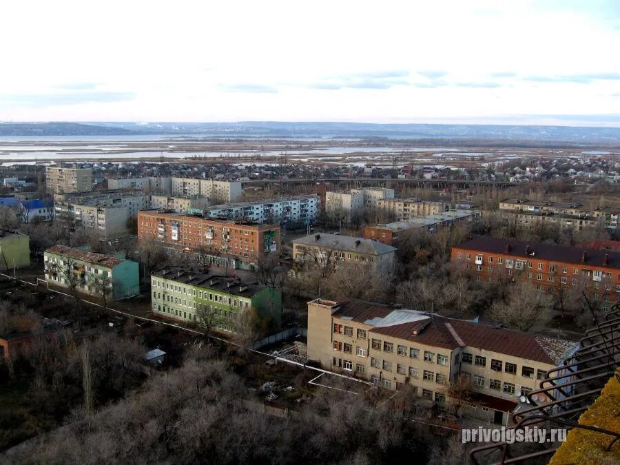 Поселок приволжский фото Приволжский с самой высокой точки посёлка - Приволжский