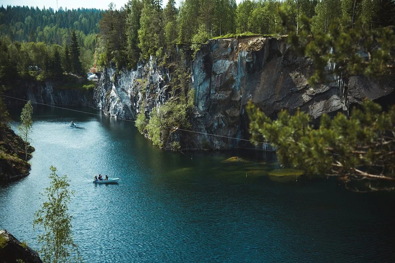 Поселок рускеала карелия фото Тур в Карелию с посещением водопадов и горного парка "Рускеала"