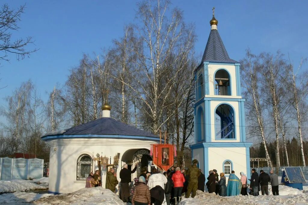 Памятный крест в честь Серафима Саровского и Сергия Радонежского - Софрино указа