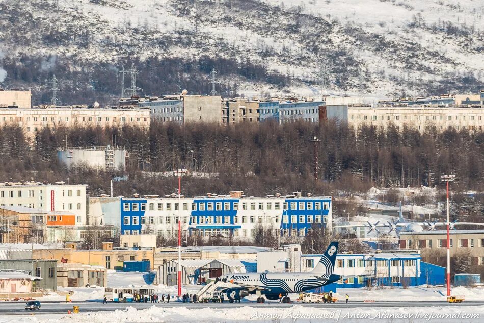 Поселок сокол магаданской области фото Самолет Airbus A330 авиакомпании Аэрофлот в аэропорту Сокол (Магадан) - Добро по