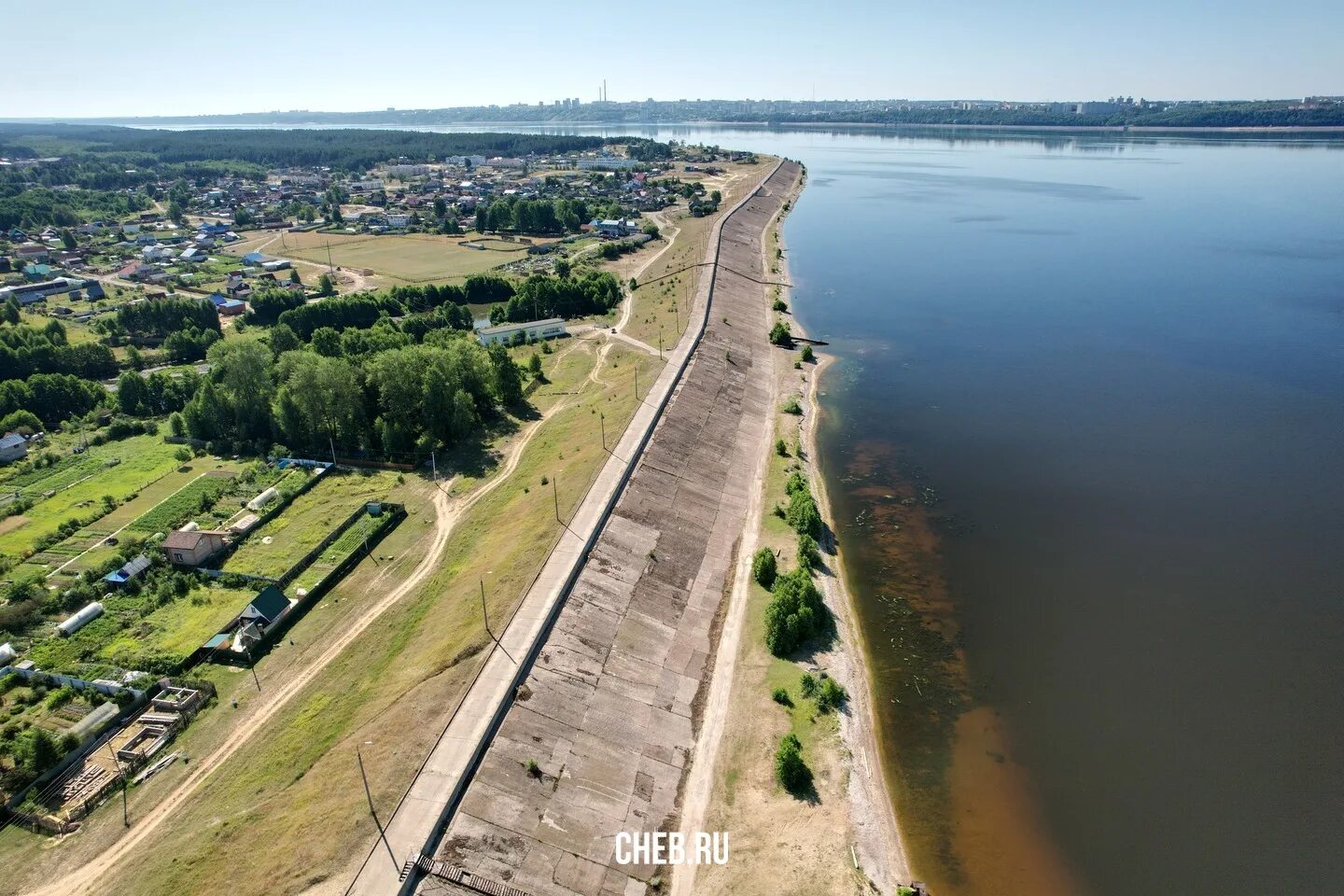 Поселок сосновка фото Бетонка поселка Сосновка - июль 2021 года - Сосновка Заволжье
