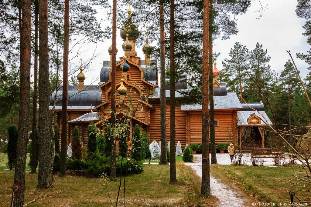 Поселок сосново фото Church of All Saints Who Shone in the Russian Land, orthodox church, Russia, pos