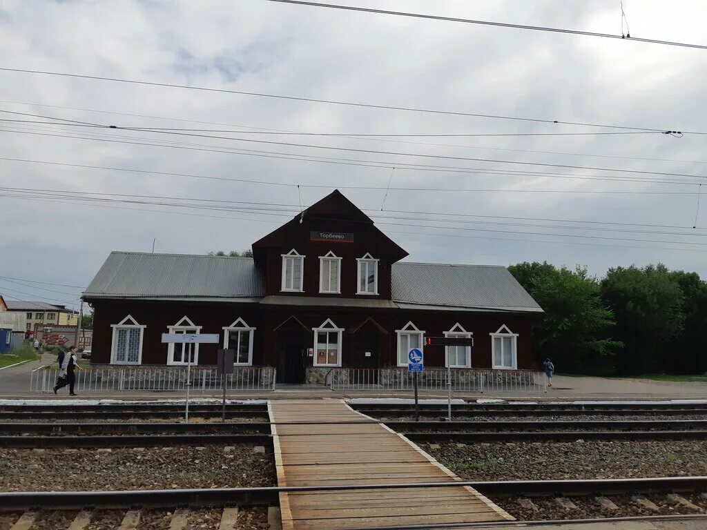 Поселок торбеево республика мордовия фото Zheleznodorozhnaya stantsiya Torbeyevo, railroad station, Russia, Republic of Mo