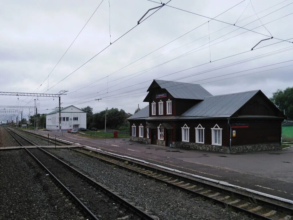 Поселок торбеево республика мордовия фото Zheleznodorozhnaya stantsiya Torbeyevo, railroad station, Russia, Republic of Mo