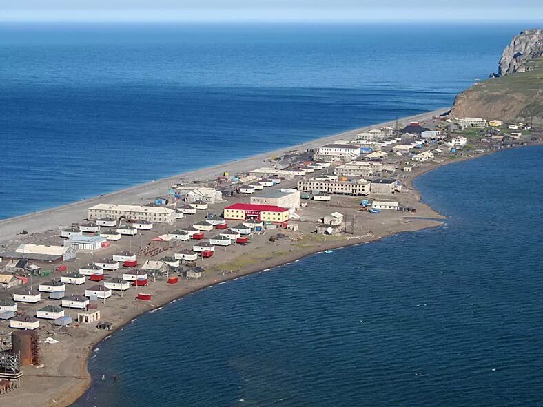 Поселок уэлен чукотка фото Uelen, a small community at the eastern edge of Chukotka, Russia Bering