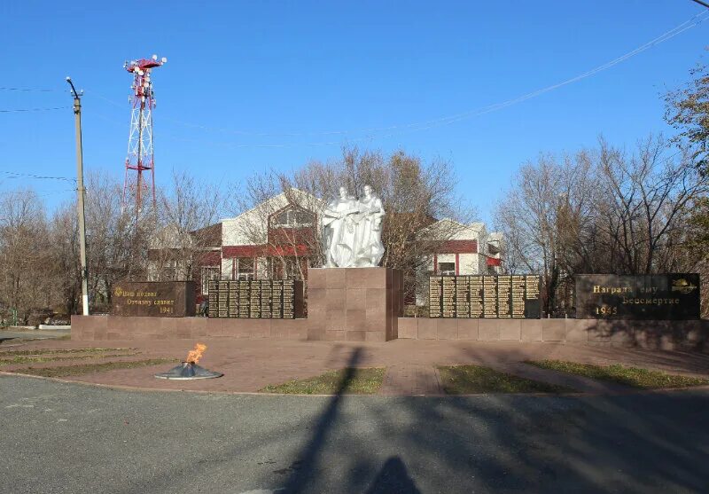 Поселок увельский челябинская область фото Павшим воинам Великой Отечественной войны 1941-1945 гг., памятник, мемориал, Чел