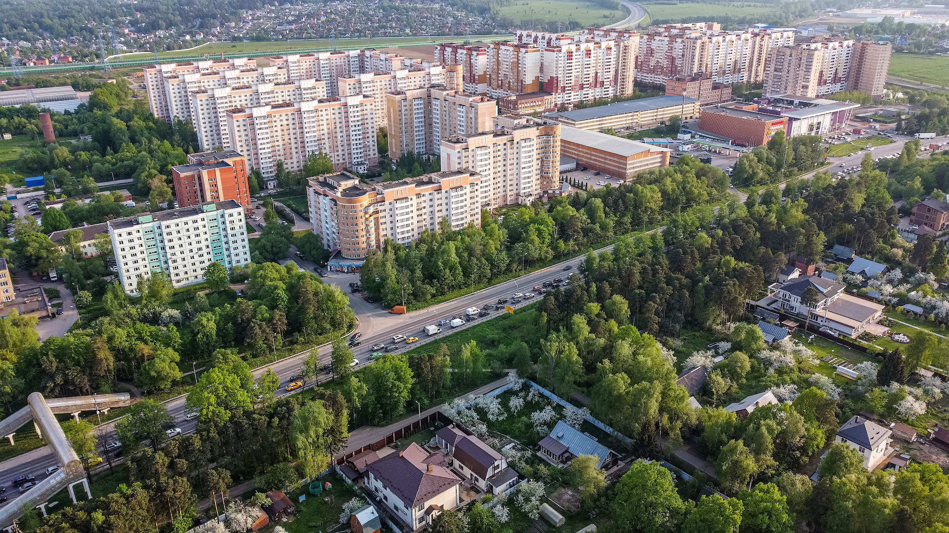 Поселок внииссок фото Просто фото с квадрокоптера. ВНИИССОК - Дубки Одинцовского района