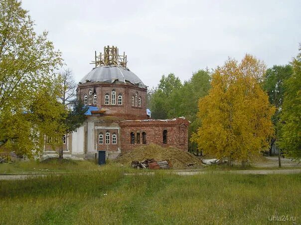 Поселок водный фото Фотография Начало строительства церкви Фотографии Ухты