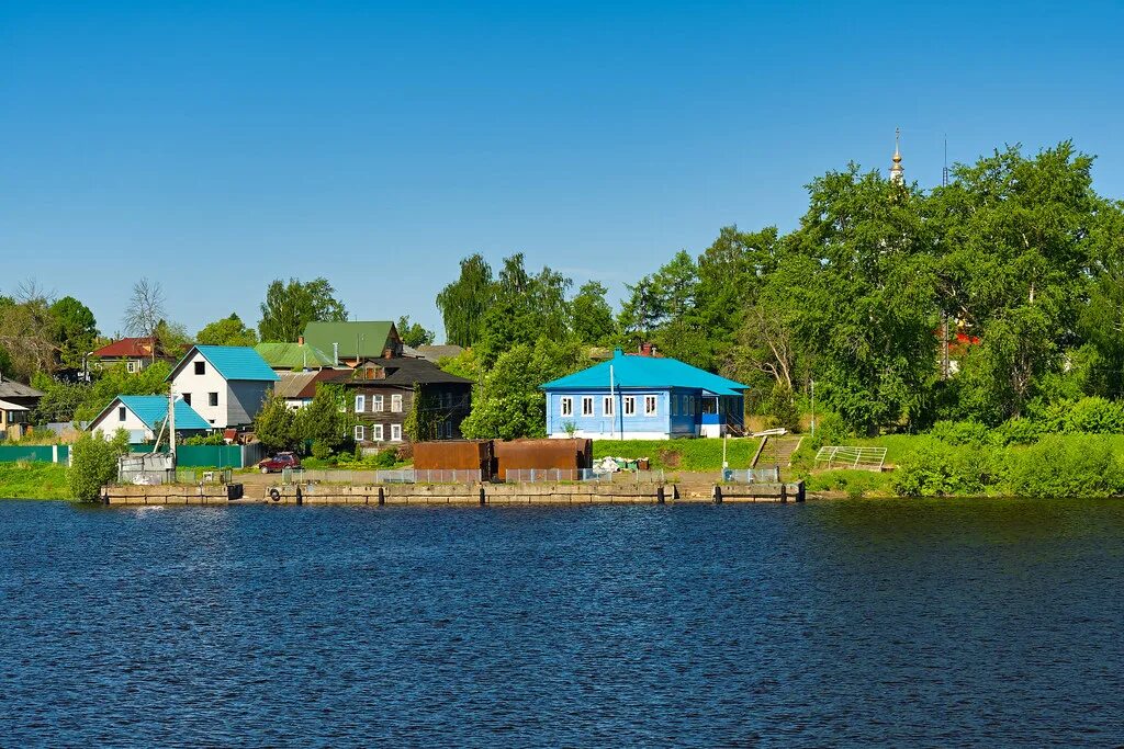 Поселок волга фото Volga River 291 Russia. Tver Oblast. Volga River. Kimry Ро. Flickr