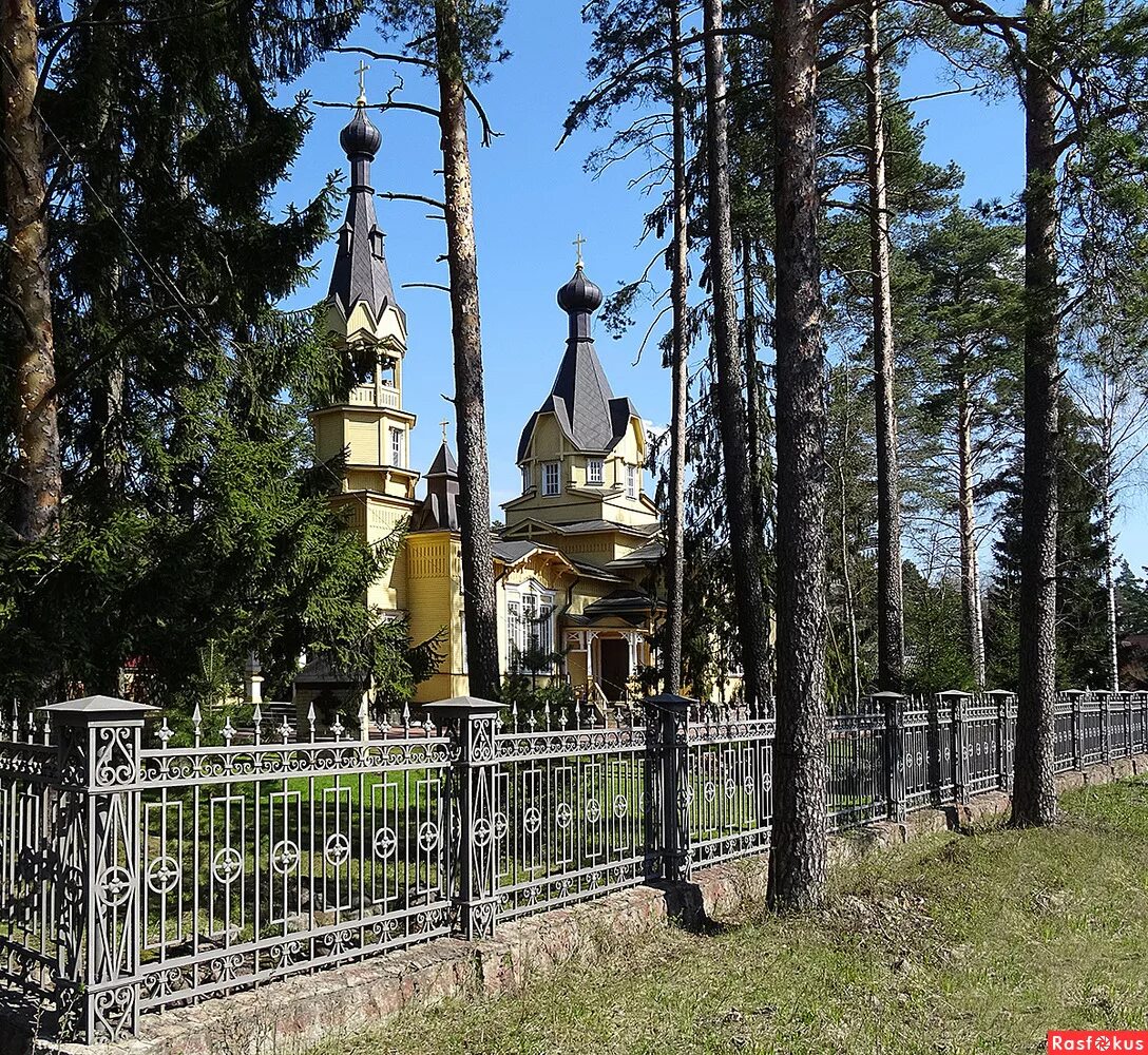 Поселок вырица ленинградская область фото Фото: Церковь Святых апостолов Петра и Павла. Фотограф путешественник Сергей А..