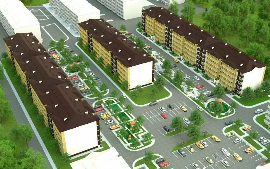 Поселок южный краснодар фото ZhK Yuzhny Kvartal, housing complex, Russia, Krasnodar Territory, Dinskoy rayon,